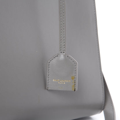 Saint Laurent Smooth Calfskin Small Cabas Monogram Taupe 7 of 9