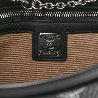 MCM Visetos Monogram Medium Millie Crossbody Bag Black 5 of 8