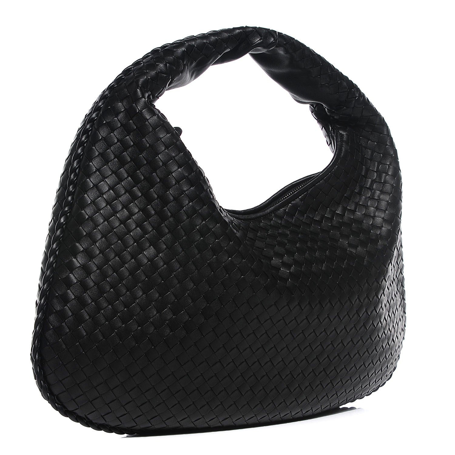 Bottega Veneta Nappa Intrecciato Large Veneta Hobo Nero Black 3 of 9