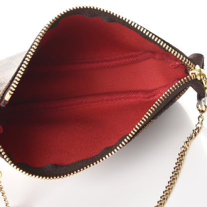 Louis Vuitton Damier Ebene Mini Pochette Accessories 5 of 8