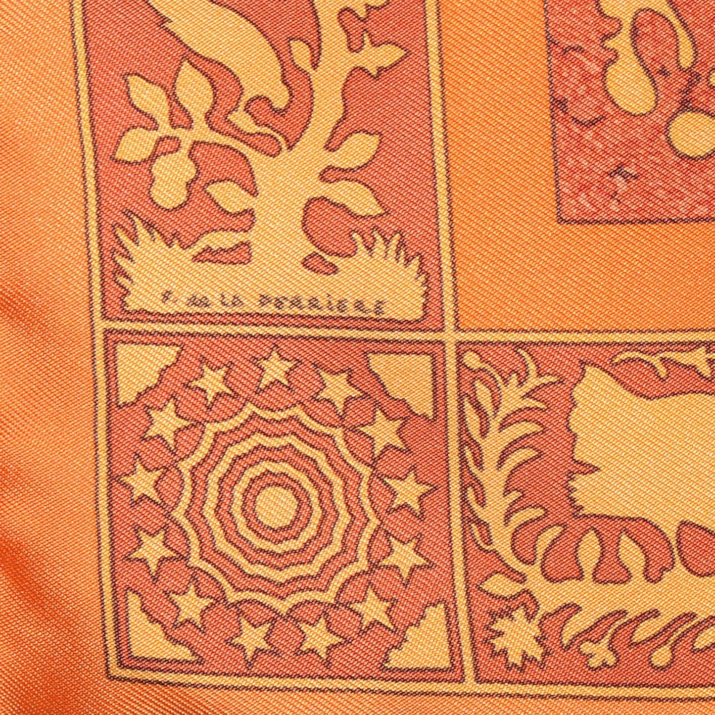 Silk Early America Pocket Square Scarf