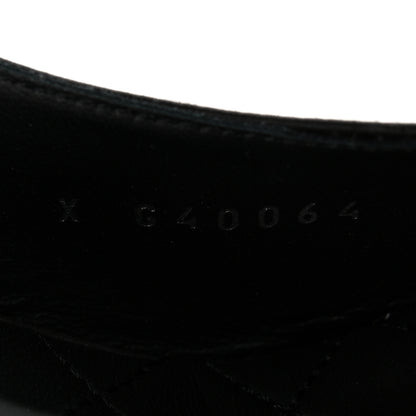 Chanel Silk Crystal Embellished Cap Toe CC Slingback Pumps 36.5 Black 7 of 10
