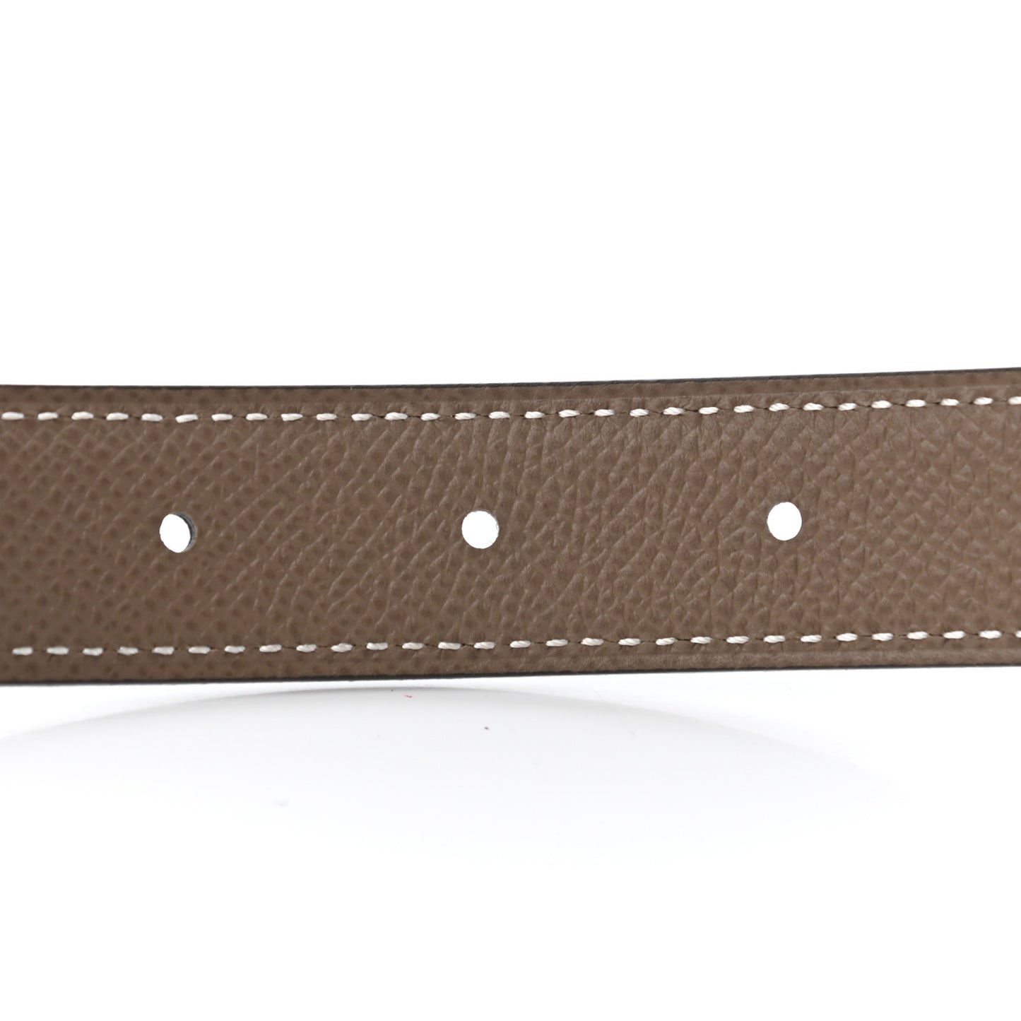 Swift Epsom 24mm Mini Constance H Belt 75 Black Etoupe