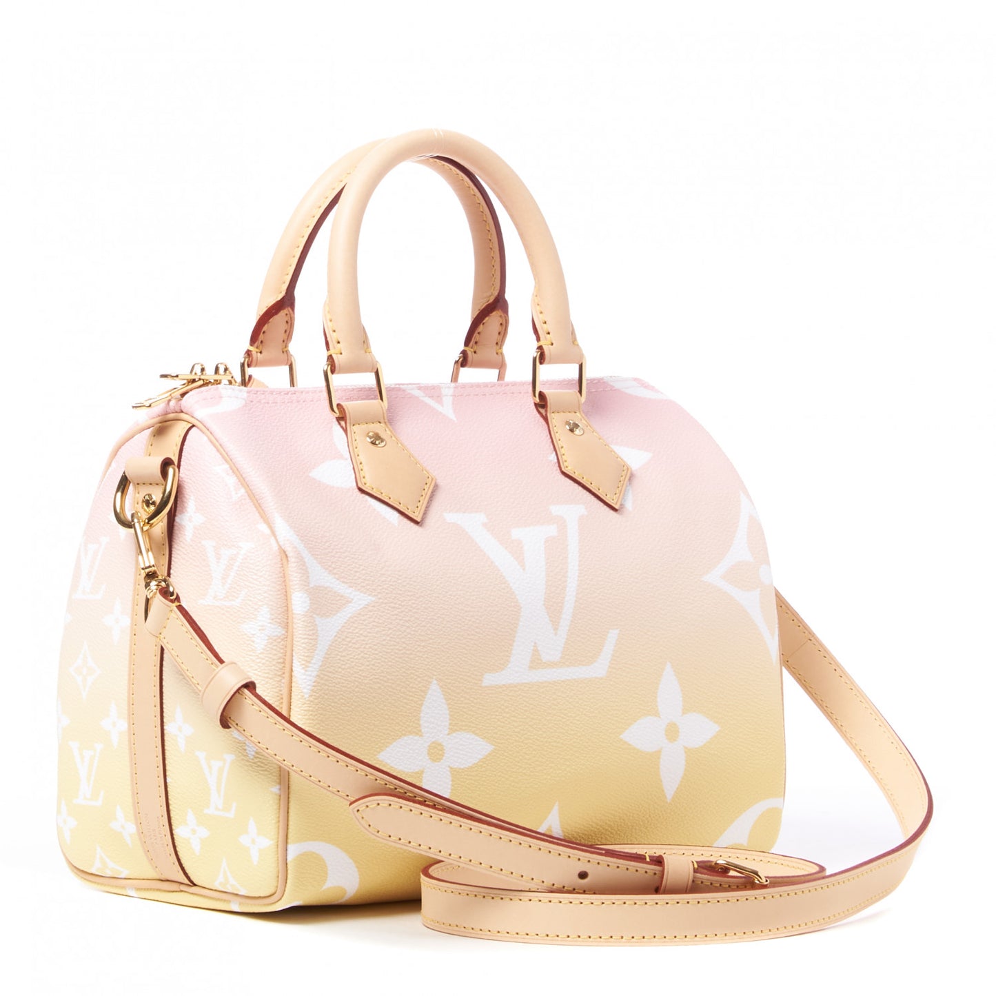 Monogram Giant By The Pool Speedy Bandouliere 25 Light Pink