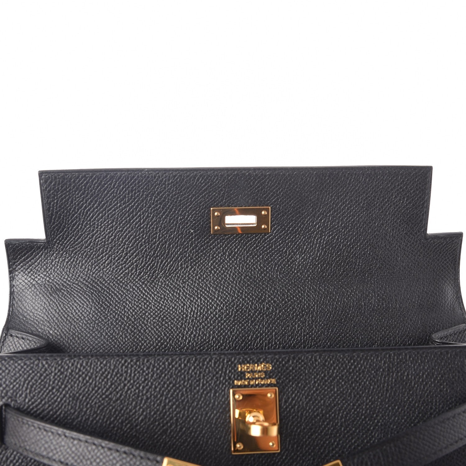 Hermes Epsom Kelly Sellier 25 Black 35 of 41