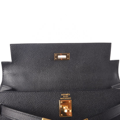 Hermes Epsom Kelly Sellier 25 Black 35 of 41