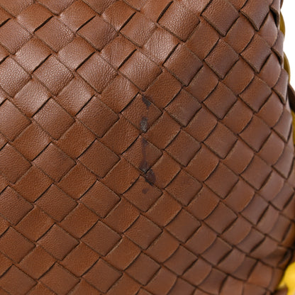 Bottega Veneta Nappa Intrecciato Bi-Color Medium Veneta Hobo Maple Sapphire 13 of 14