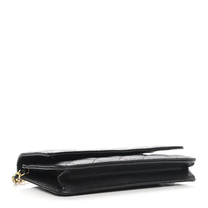 Chanel Caviar Quilted Wallet On Chain WOC Black 4 of 13