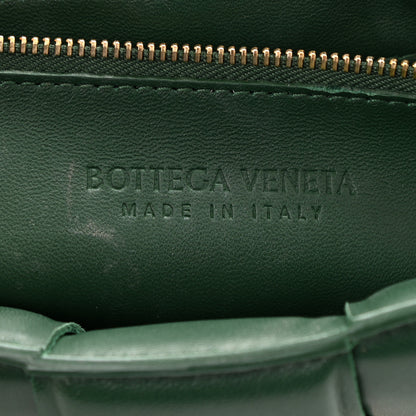 Bottega Veneta Lambskin Maxi Intreccio Padded Chain Cassette Crossbody Bag Raintree 6 of 11