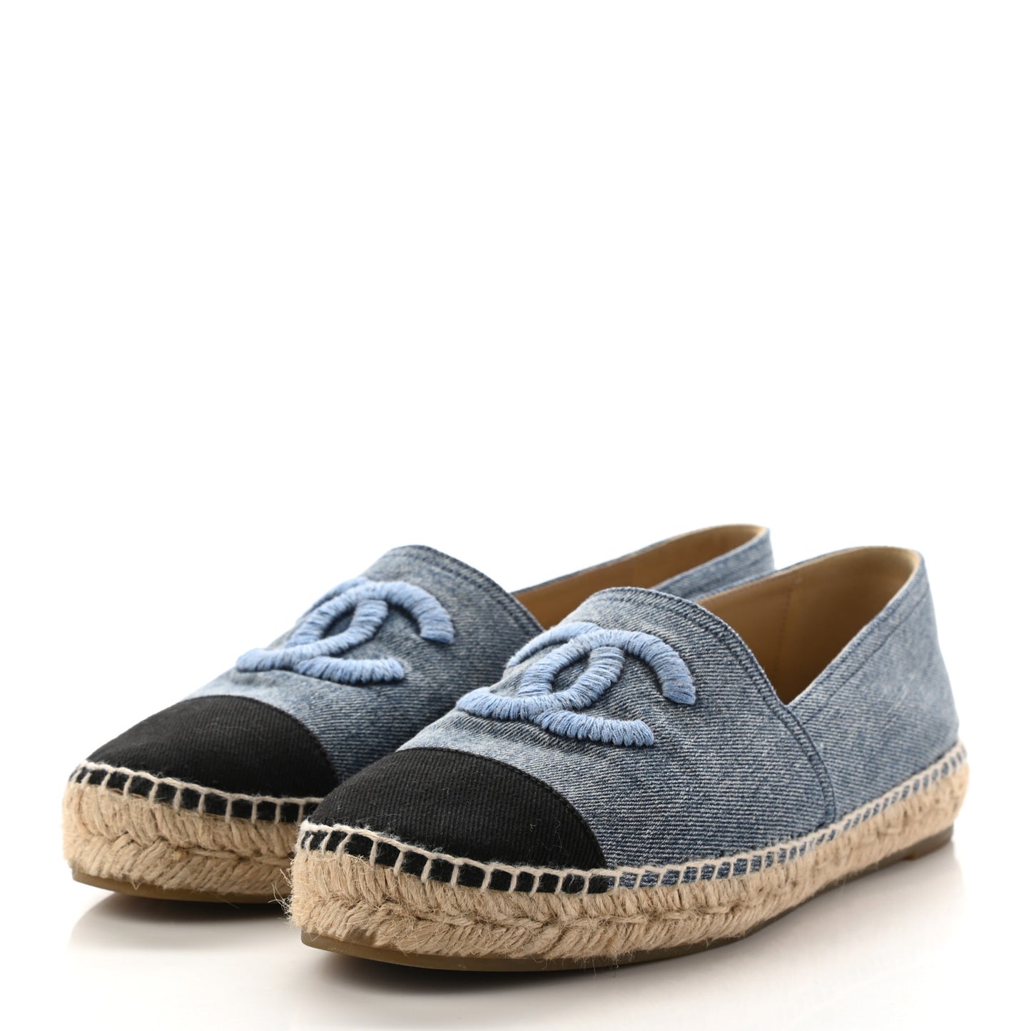 Denim CC Espadrilles 41 Blue Black