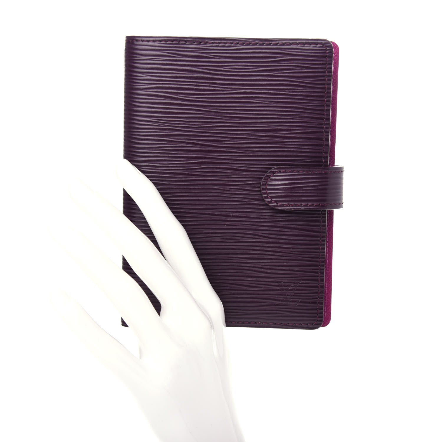 Louis Vuitton Epi Small Ring Agenda Cover Cassis 2 of 8