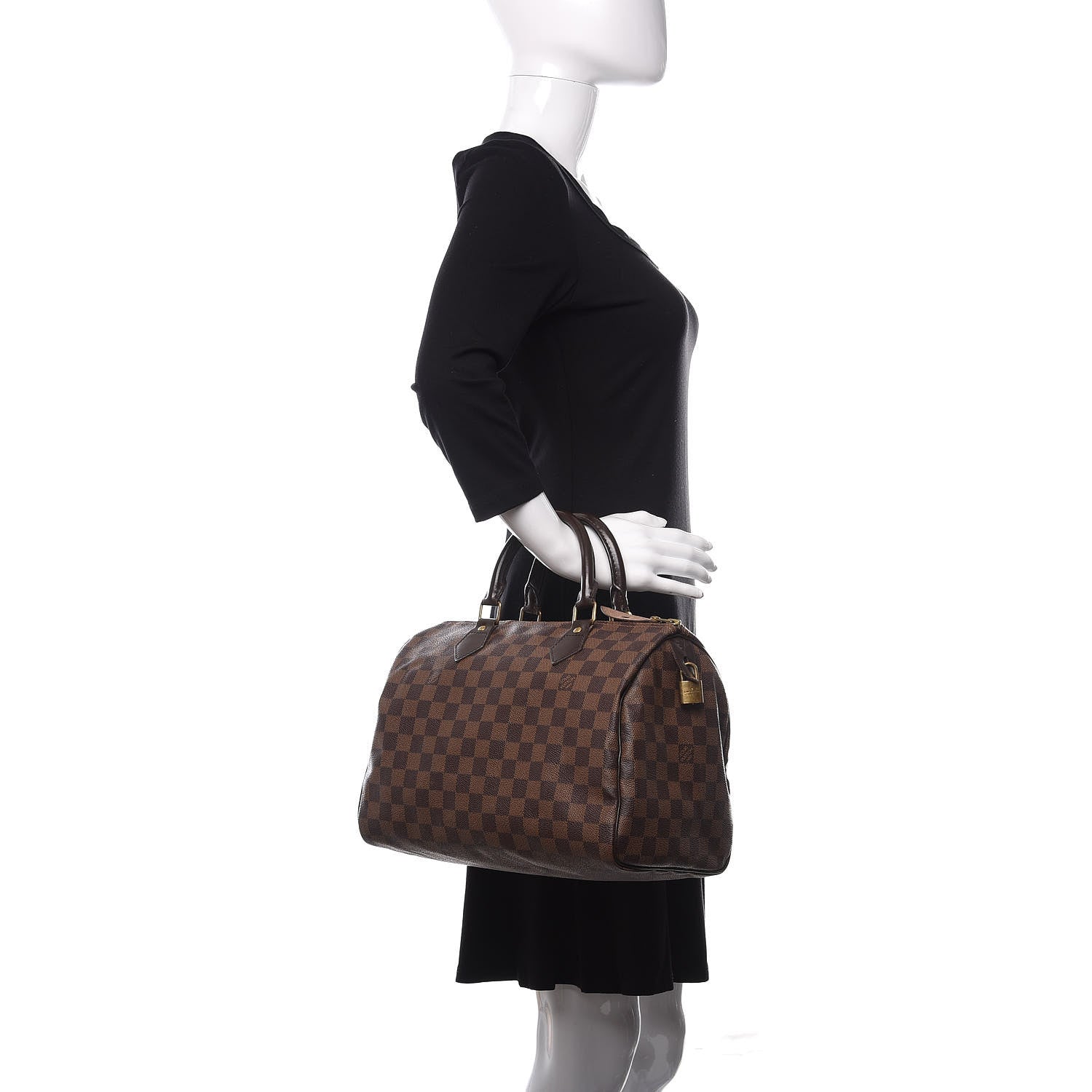 Louis Vuitton Damier Ebene Speedy 30 2 of 10
