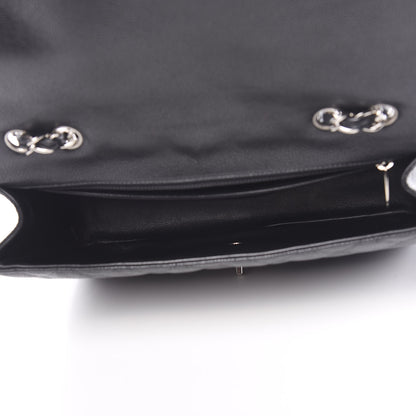 Chanel Caviar Quilted Jumbo Single Flap Black 4 of 10