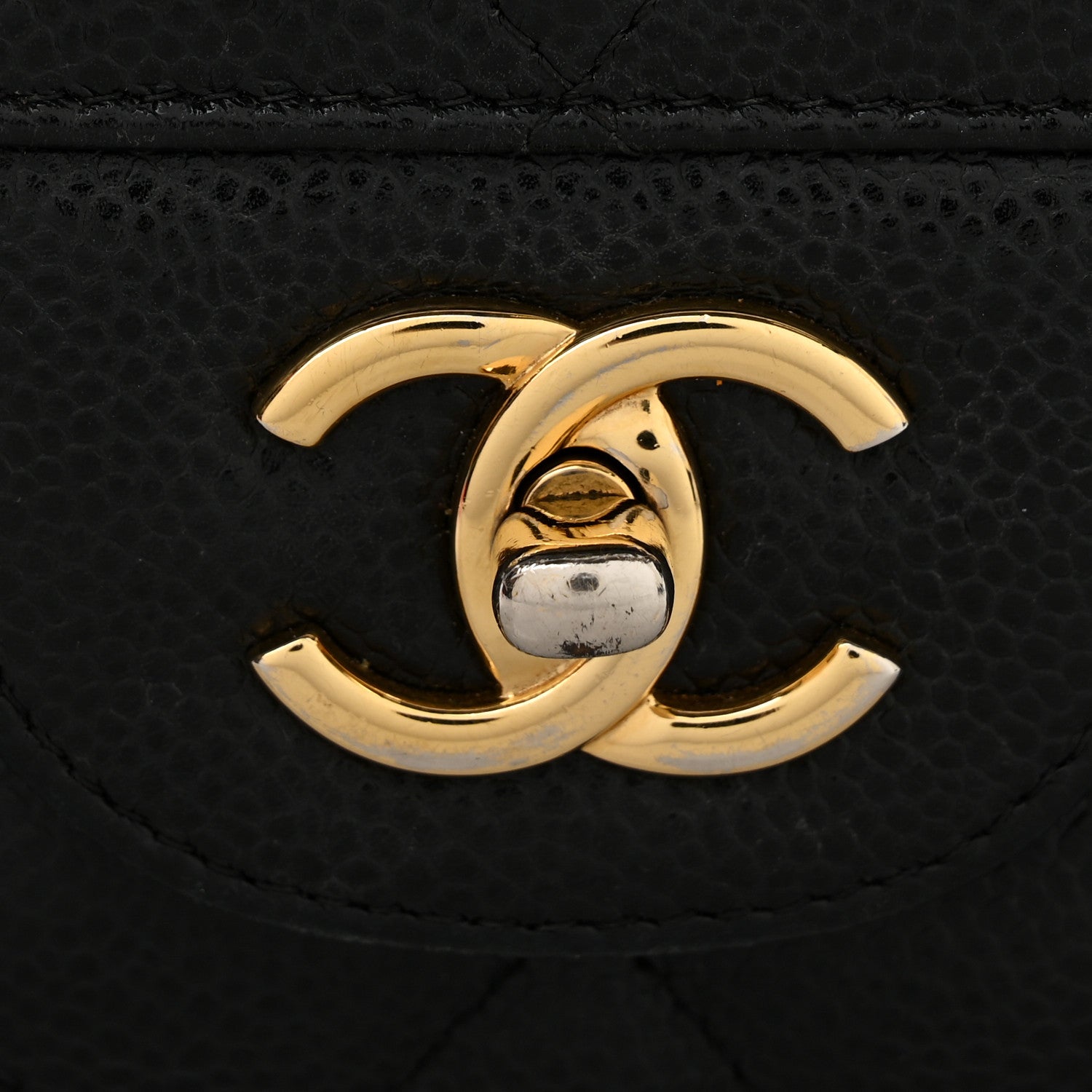 Chanel Caviar Quilted Jumbo Double Flap Black 11 of 11
