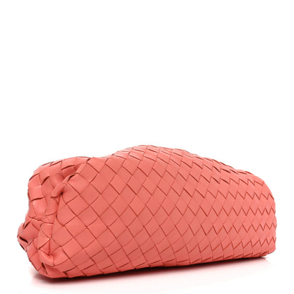 Bottega Veneta Nappa Maxi Intrecciato The Pouch Oversized Clutch Peach 7 of 20