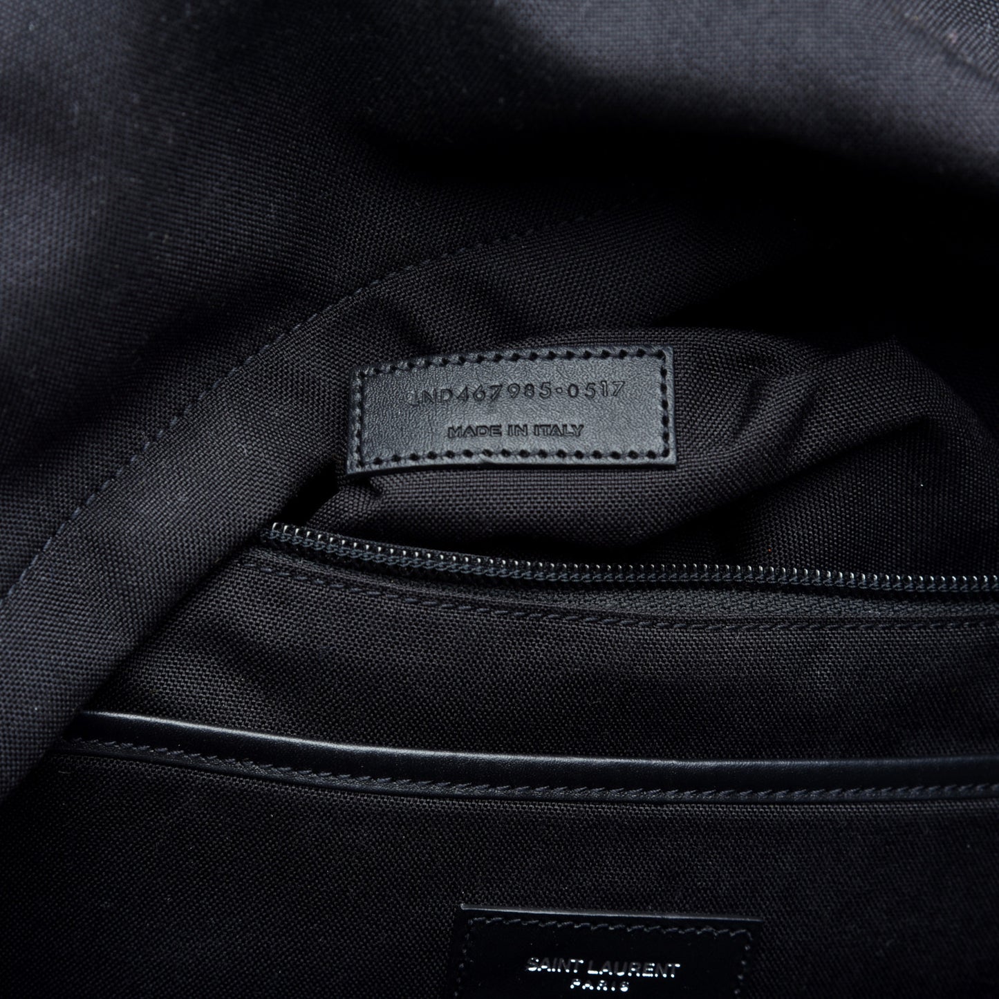 Canvas Star Patch City Backpack Black