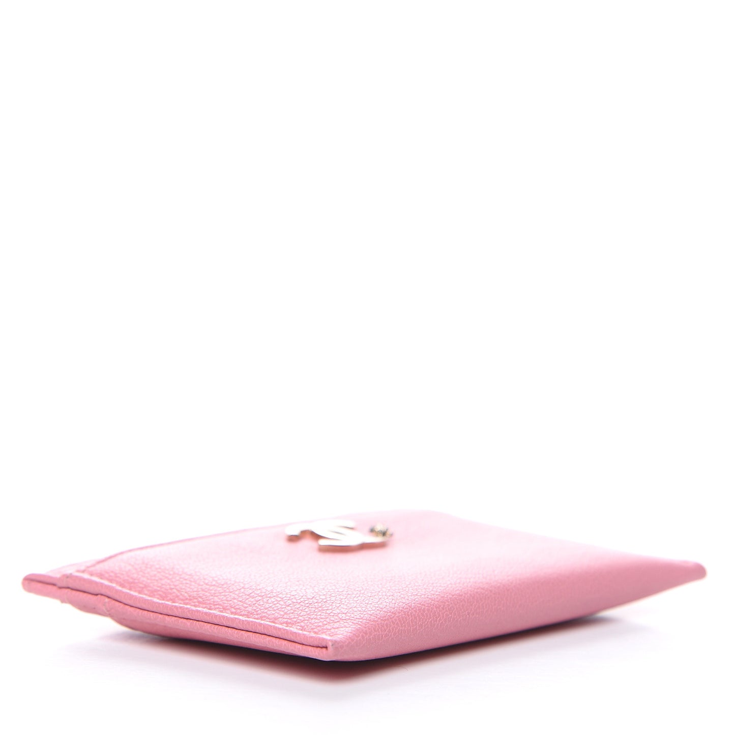 Goatskin CC Card Holder Pink