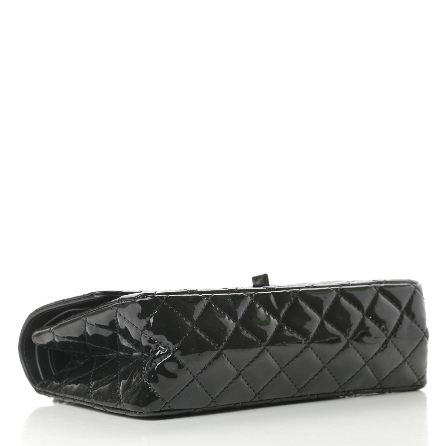 Chanel Patent Calfskin Quilted 2.55 Reissue 225 Flap So Black 4 of 14