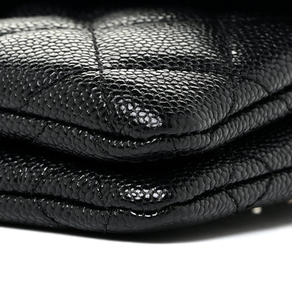 Chanel Shiny Caviar Pick Me Up Flap Belt Bag Black 12 of 15