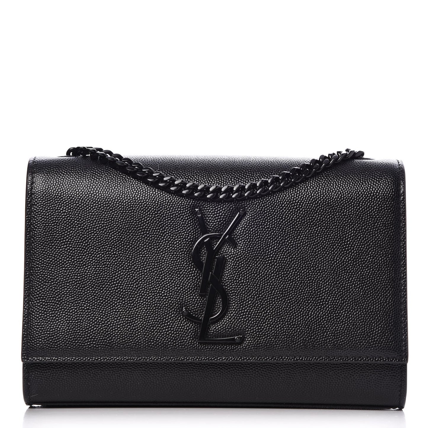 Grain De Poudre Small Monogram Kate Satchel Black