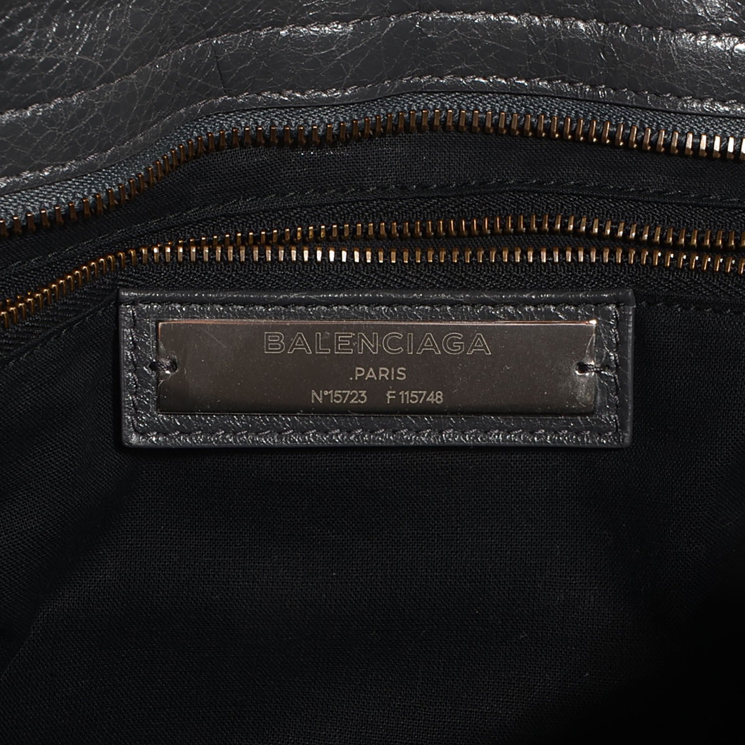 Balenciaga Agneau Classic Hardware City Gris Fossile 6 of 11
