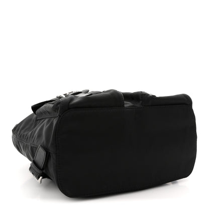 Prada Tessuto Nylon Saffiano Small Backpack Black 4 of 10