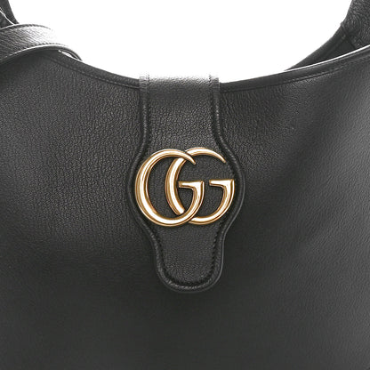 Gucci Goatskin Medium Aphrodite Shoulder Bag Black 5 of 11