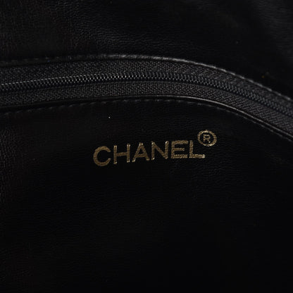 Chanel Lambskin Quilted Weekender Bag Black 8 of 9