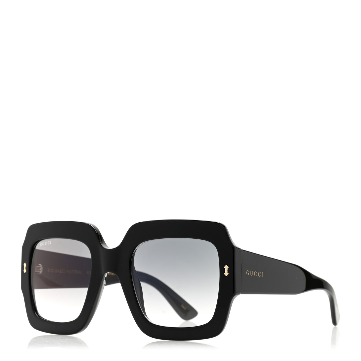 Acetate Square Sunglasses GG1111S Black