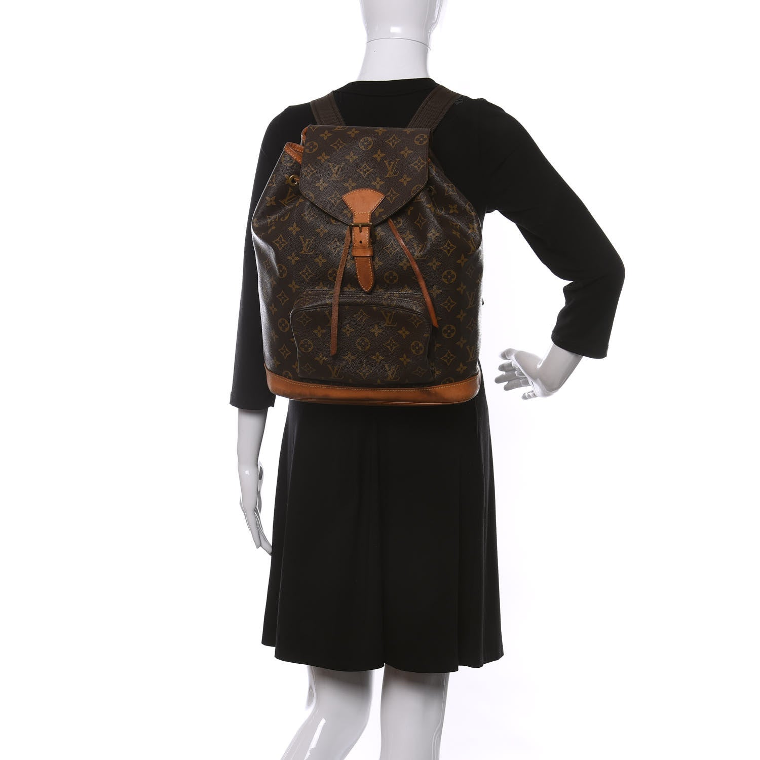 Louis Vuitton Monogram Montsouris GM Backpack 2 of 13