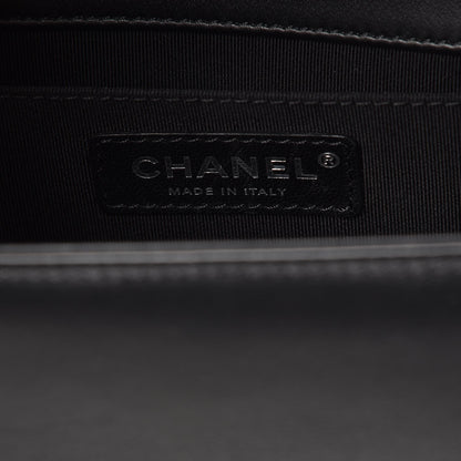 Chanel Calfskin Quilted Medium Boy Flap Black 6 of 8
