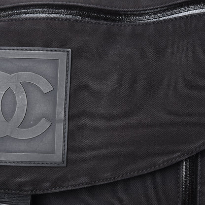 Chanel Canvas Nylon Sport Messenger Black 8 of 17