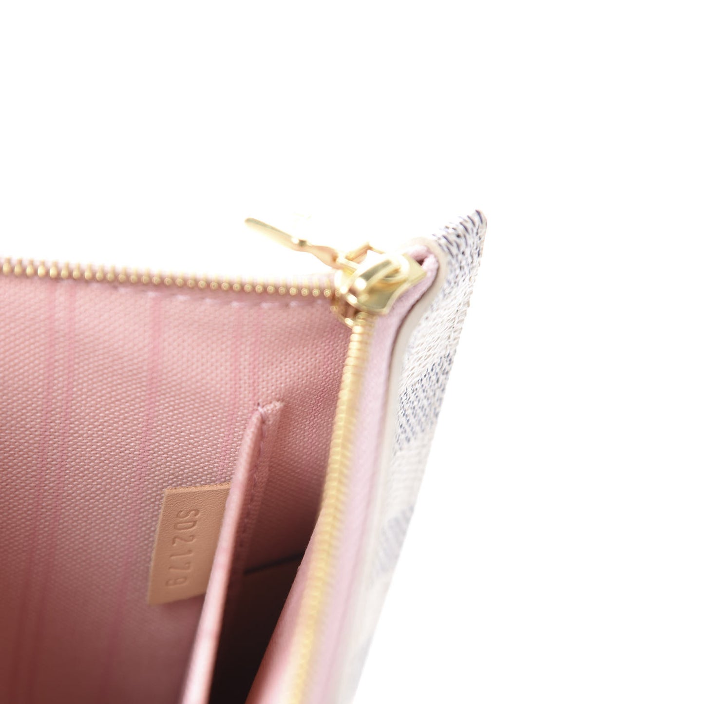 Damier Azur Neverfull MM GM Pochette Rose Ballerine