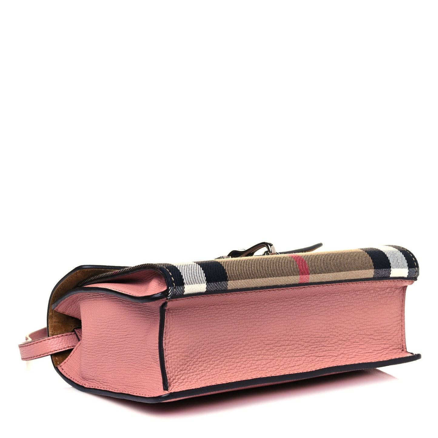 Derby Calfskin House Check Small Macken Crossbody Bag Dusty Rose