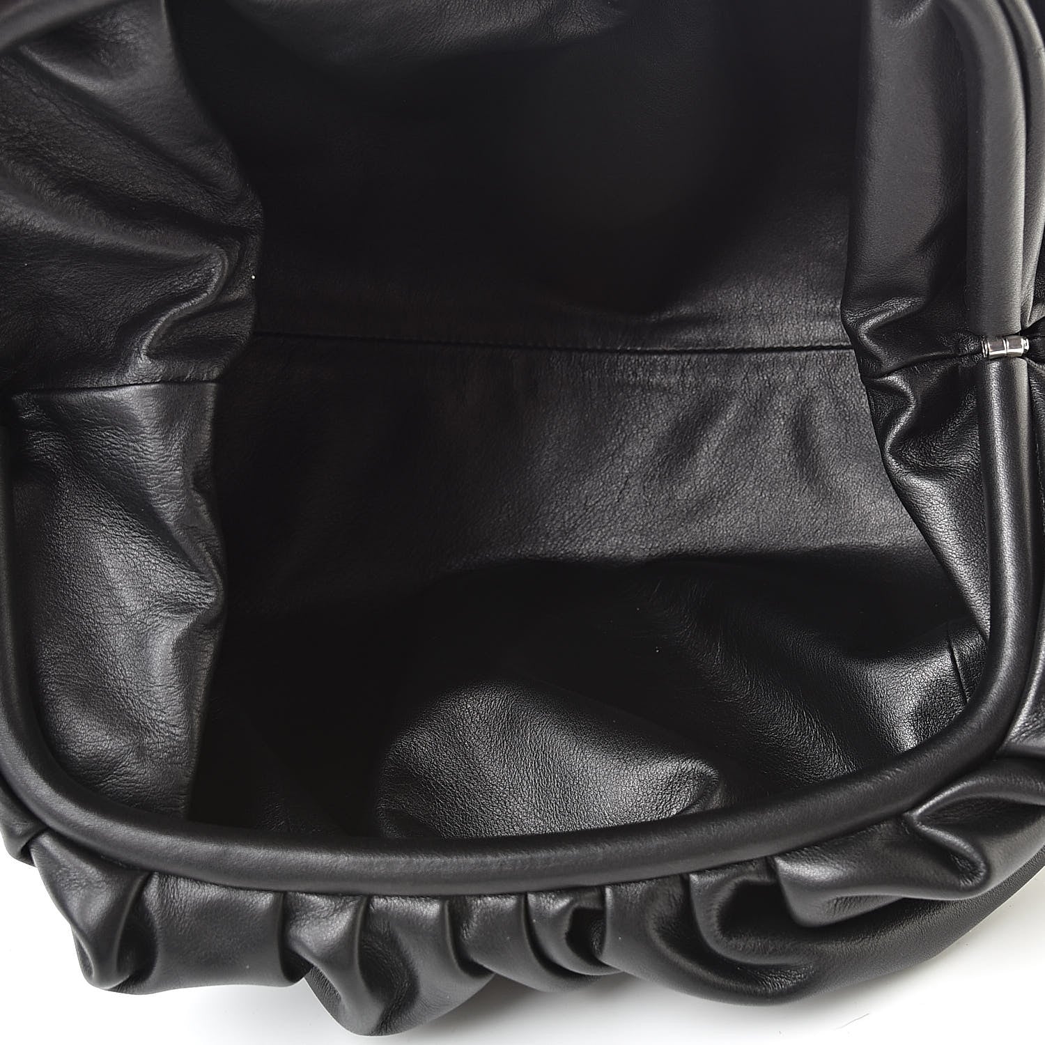 Bottega Veneta Smooth Butter Calf The Pouch Oversized Clutch Black 5 of 8