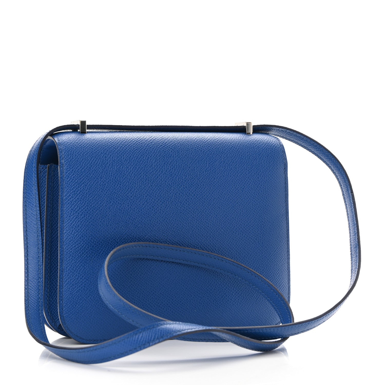 Hermes Epsom Enamel Constance 18 Bleu France 3 of 12