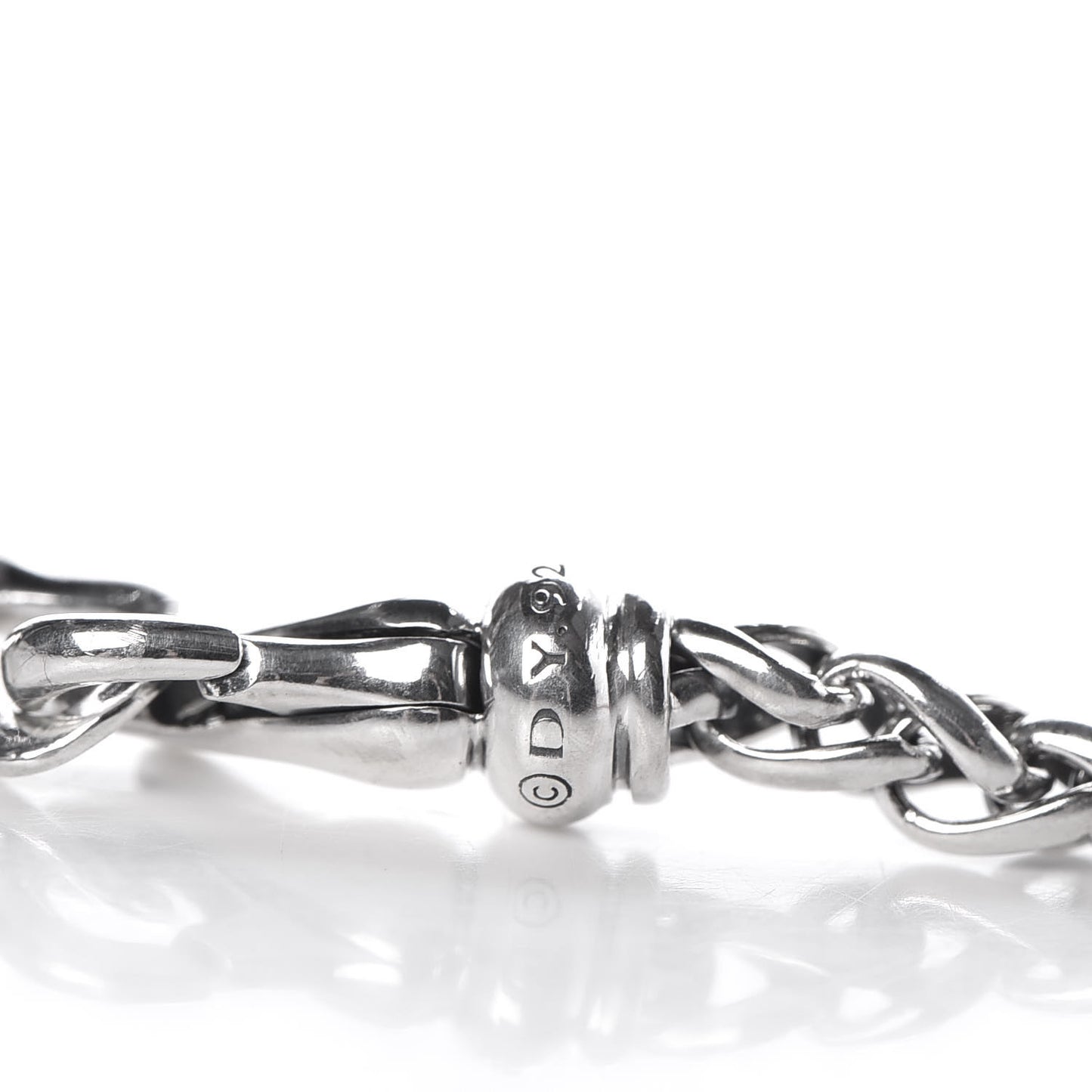 Sterling Silver Diamond 16mm Labyrinth Pendant Necklace