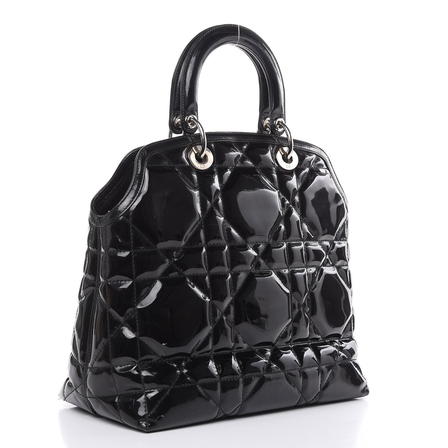 Patent Cannage Medium Granville Tote Black