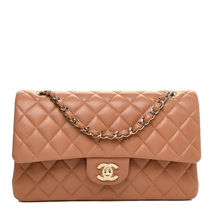Chanel Lambskin Quilted Medium Double Flap Brown 1 of 13