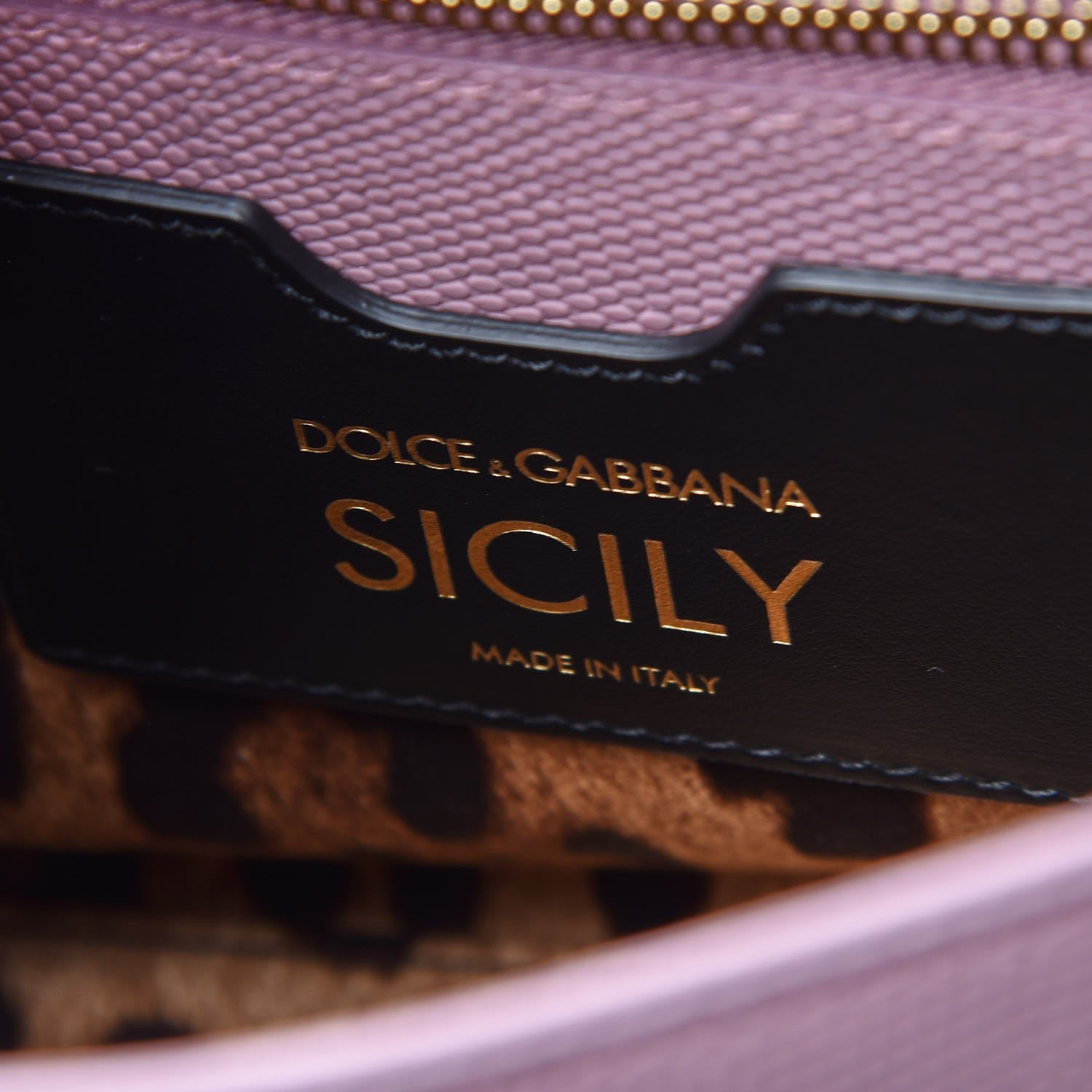 Dolce & Gabbana Stampa Iguana Crystal Medium Miss Sicily Satchel Pink 7 of 7