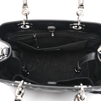 Christian Dior Calfskin Cannage Medium The Lady 95.22 Black 5 of 11