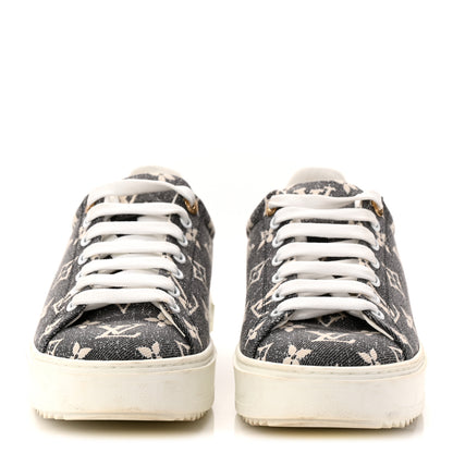 Louis Vuitton Denim Monogram Time Out Sneakers 39 2 of 11
