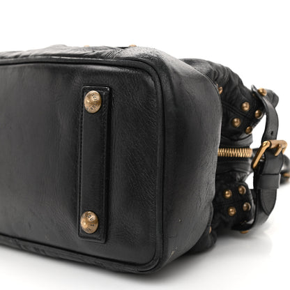 Louis Vuitton Lambskin Riveting Black 9 of 14