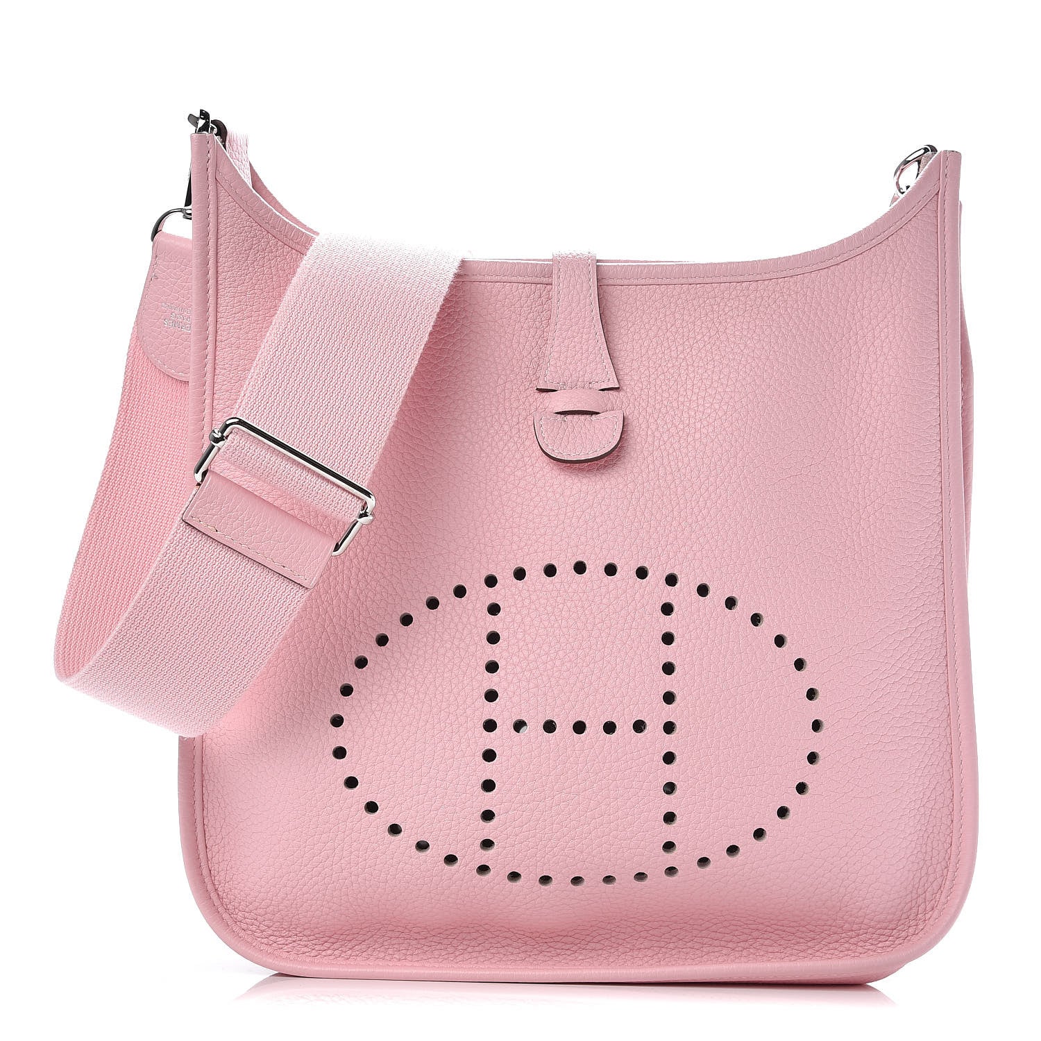 Hermes Taurillon Clemence Evelyne III PM Rose Sakura 1 of 11