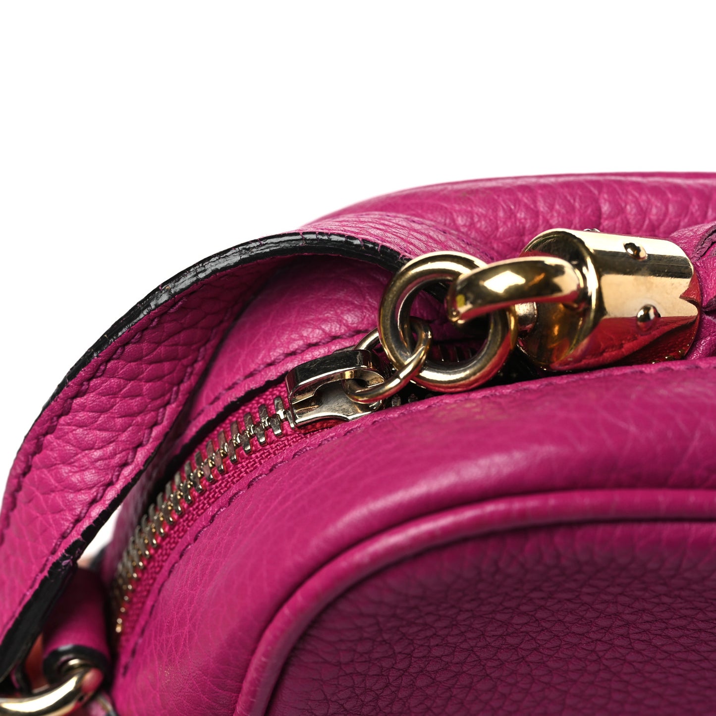 Cellrius Calfskin Small Soho Disco Bag Bright Bouganville