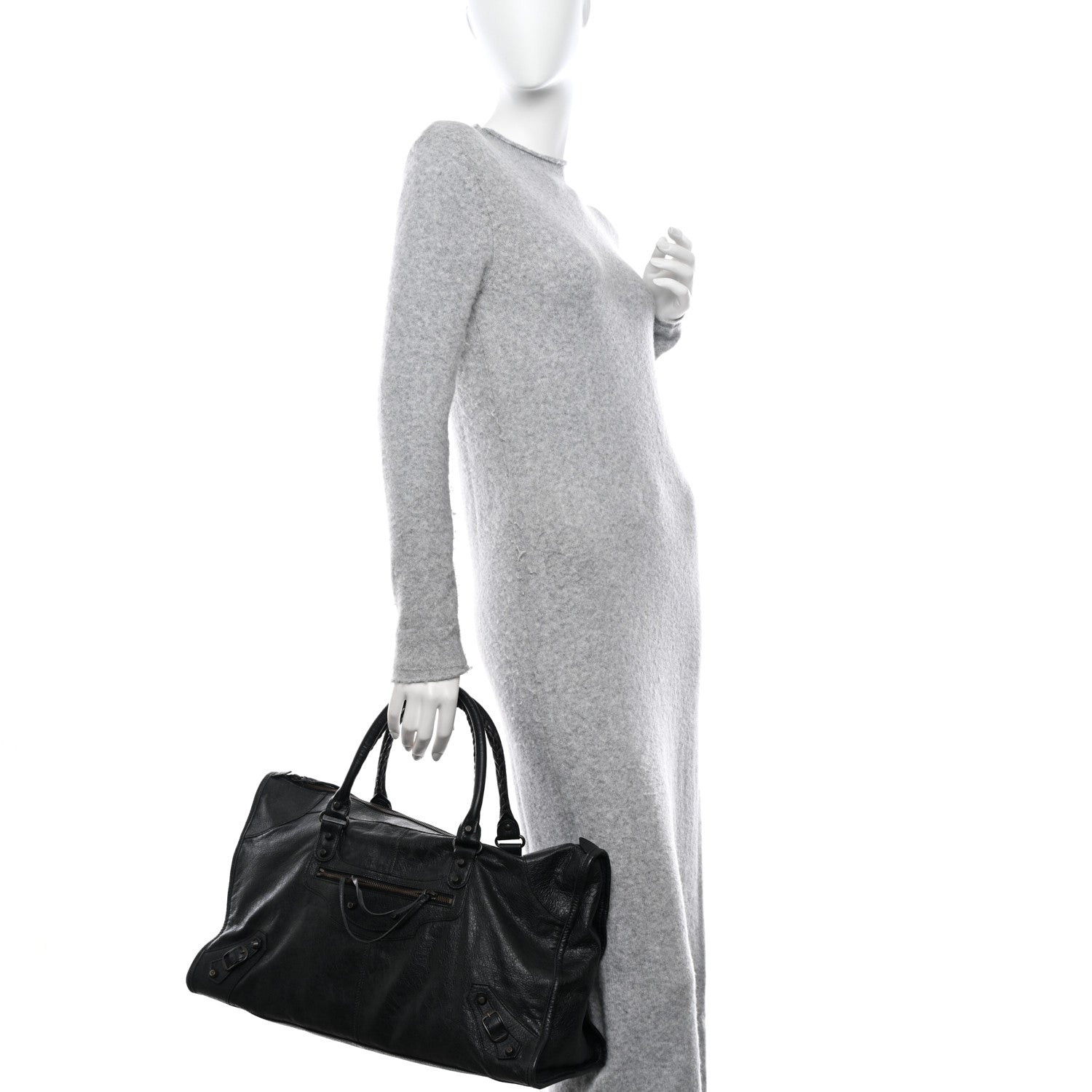Balenciaga Agneau Classic Hardware Work Black 2 of 10