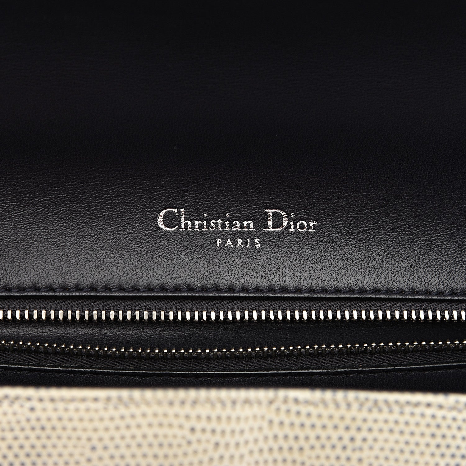 Christian Dior Lizard Medium Diorama Flap Bag Off White 6 of 10
