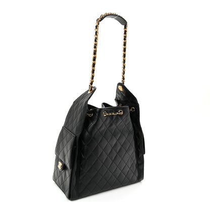 Chanel Caviar Quilted Medium Chanel 25 Handbag Black 4 of 12
