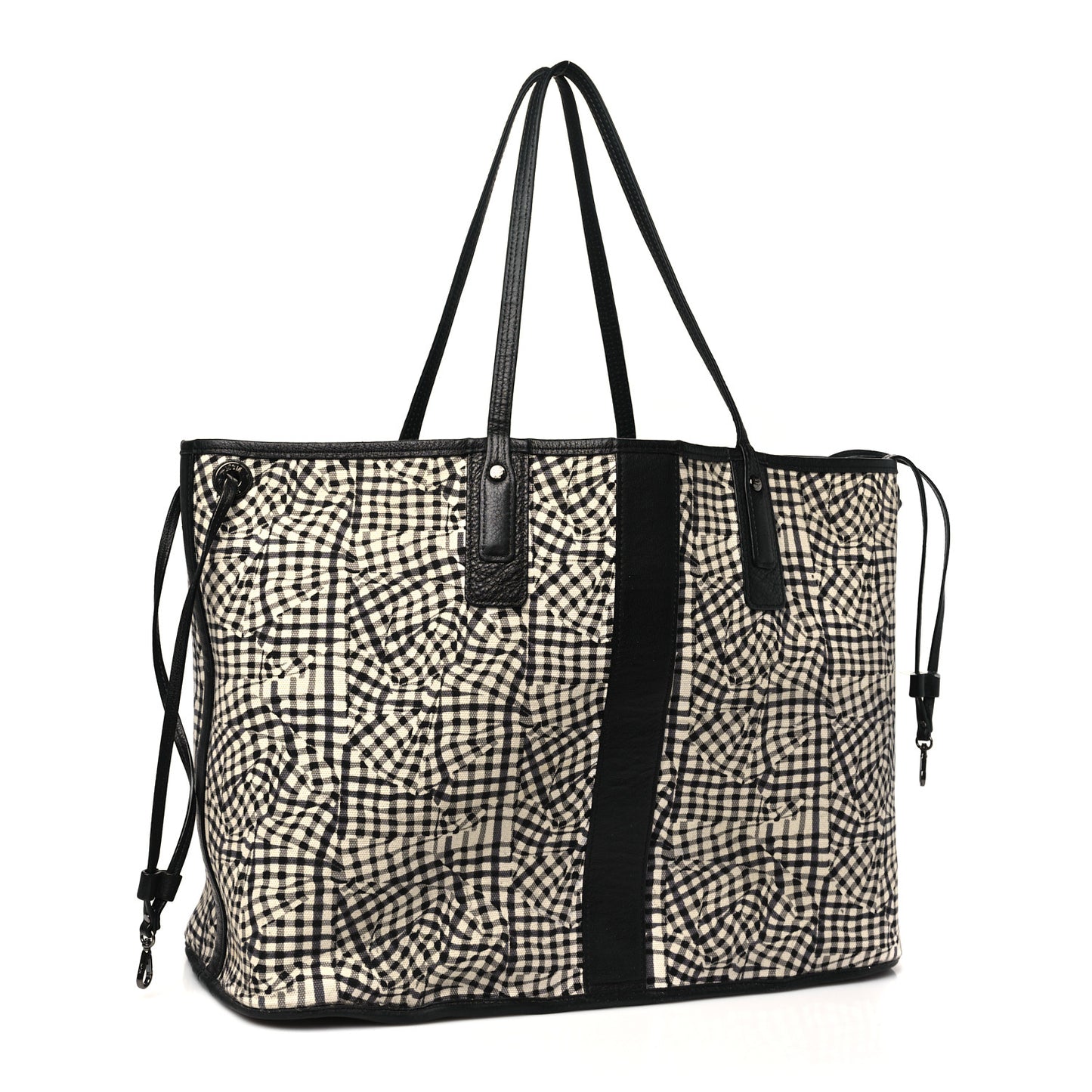 Visetos Large Liz Reversible Shopper Tote Black
