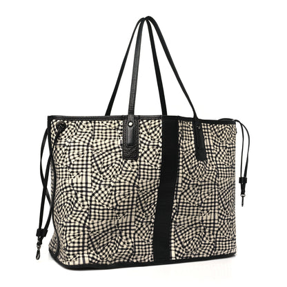 MCM Visetos Large Liz Reversible Shopper Tote Black 6 of 16